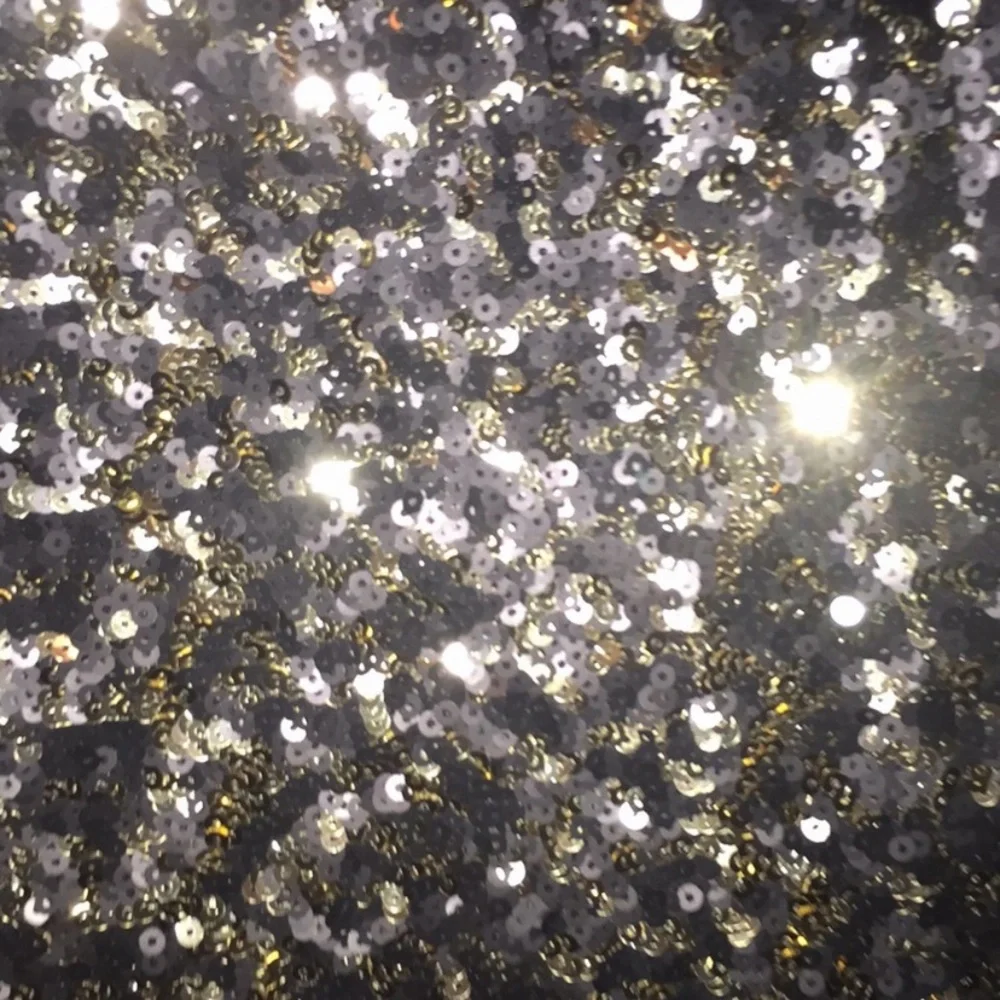Gianni Bini Fully Sequined Black Gold Mix Mini Dress New Years Homecoming Prom! - Picture 11 of 14